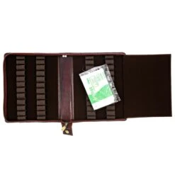 Girologio 24 Zippered Pen Case In Oxblood -Stationery Hub Cheap Store 294a0a8a 05df 4776 86b8 37b22ffec156