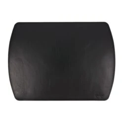 Girologio Full Grain Leather Writing Mat In Black