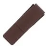Girologio Double Magnetic Closure Pen Case In Antique Brown