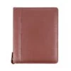 Girologio 24 Zippered Pen Case In Antique Brown