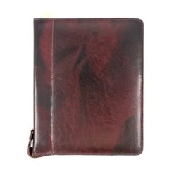 Girologio 24 Zippered Pen Case In Oxblood