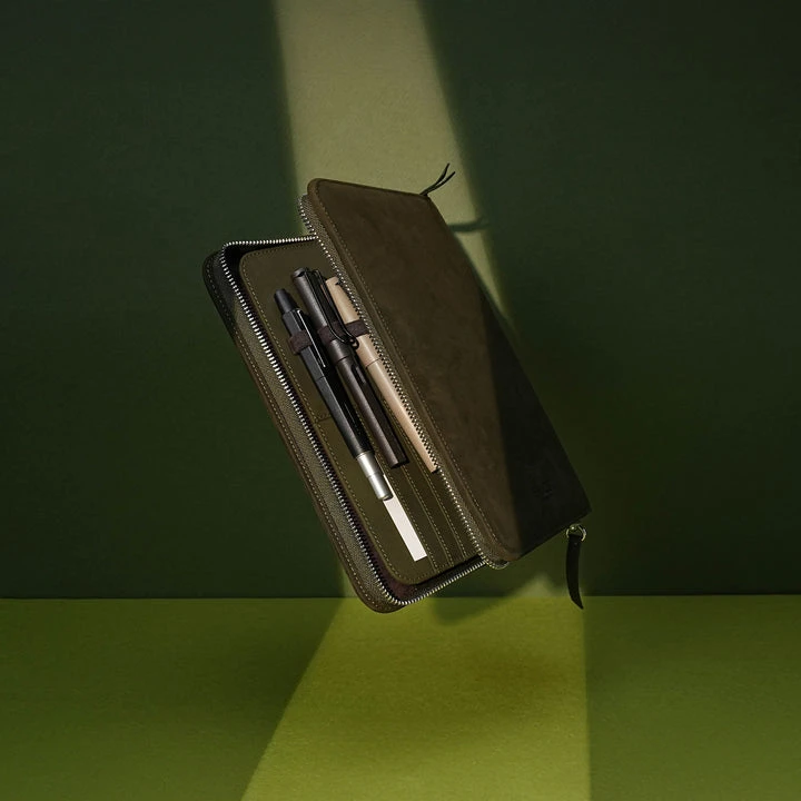 Endless Folio A5 In Green Leather 4 Endless Folio A5 In Green Leather - Image 4