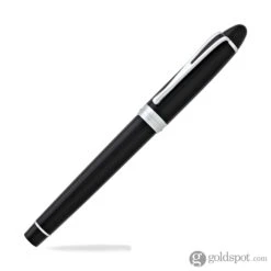 Aurora Ipsilon Deluxe Rollerball Pen In Black With Chrome Trim -Stationery Hub Cheap Store aurora ipsilon deluxe rollerball pen in black with chrome trim 557