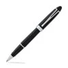 Aurora Ipsilon Deluxe Rollerball Pen In Black With Chrome Trim