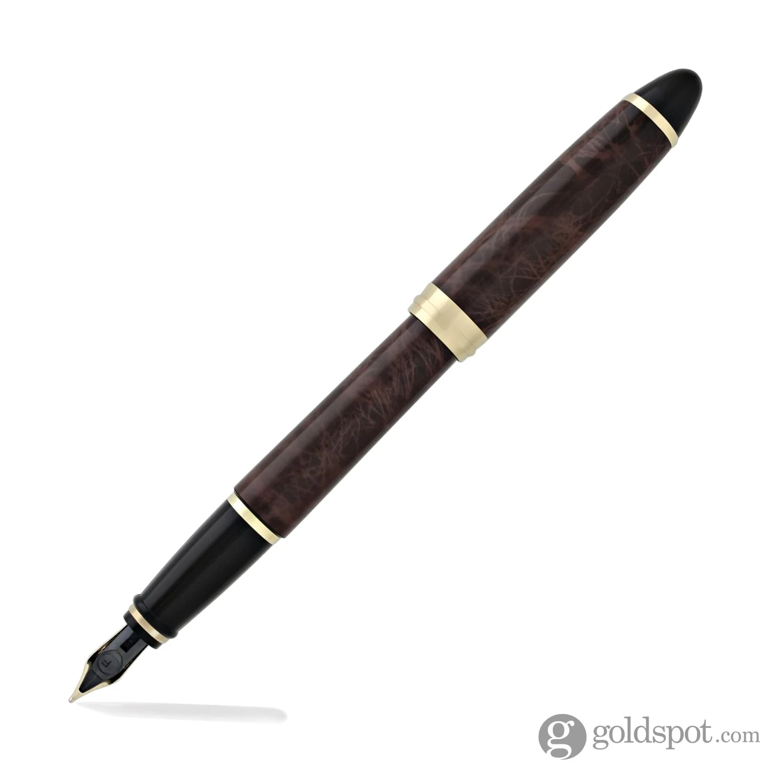 Aurora Ipsilon Lacquer Fountain Pen In Turtle - 14K Gold 4 Aurora Ipsilon Lacquer Fountain Pen In Turtle - 14K Gold - Image 4