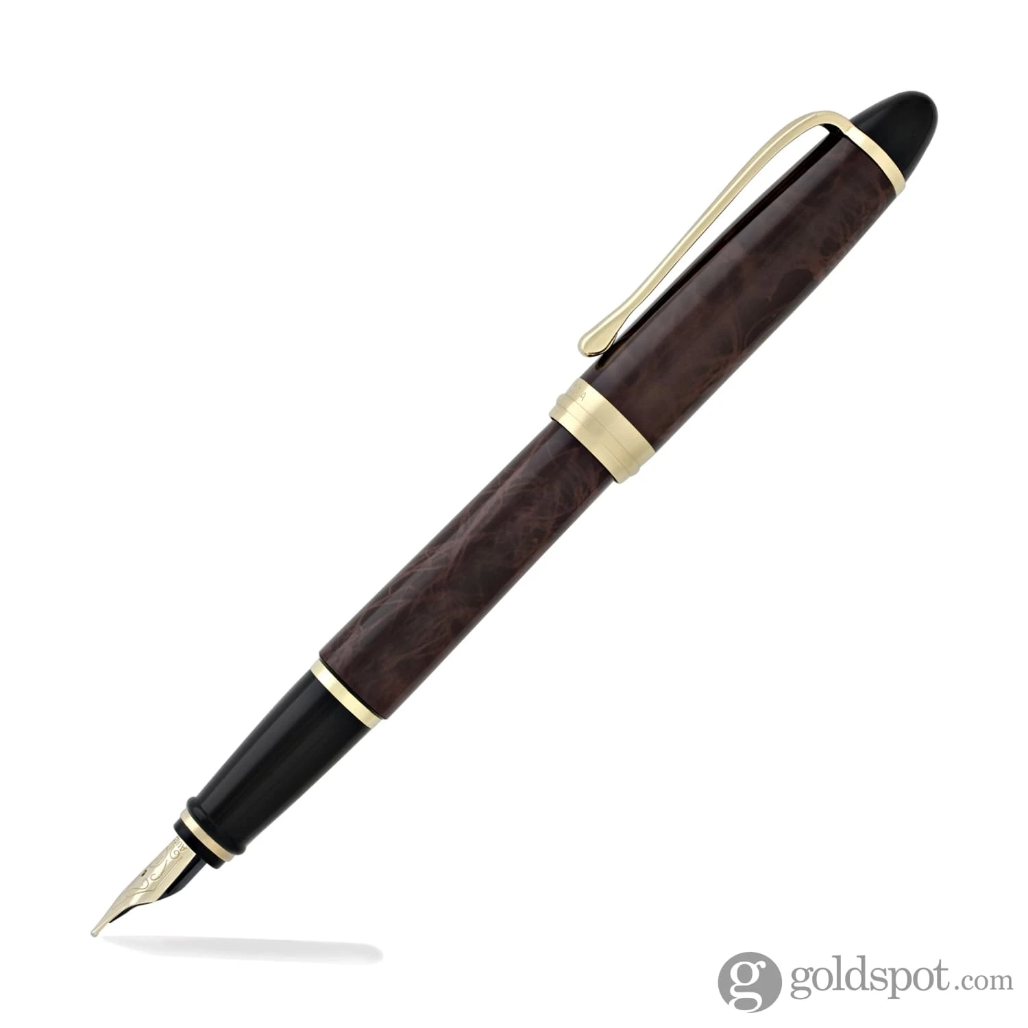 Aurora Ipsilon Lacquer Fountain Pen In Turtle - 14K Gold 3 Aurora Ipsilon Lacquer Fountain Pen In Turtle - 14K Gold - Image 3