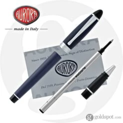 Aurora Ipsilon Rollerball Pen In Satin Blue -Stationery Hub Cheap Store aurora ipsilon rollerball pen in satin blue 161