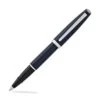 Aurora Style Resin Rollerball Pen In Blue With Chrome Trim