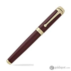 Aurora Talentum Classic Fountain Pen In Burgundy With Gold Trim - 14K Gold Fine Point 12 Aurora Talentum Classic Fountain Pen In Burgundy With Gold Trim - 14K Gold Fine Point -Stationery Hub Cheap Store aurora talentum classic fountain pen in burgundy with gold trim 14k fine point 174