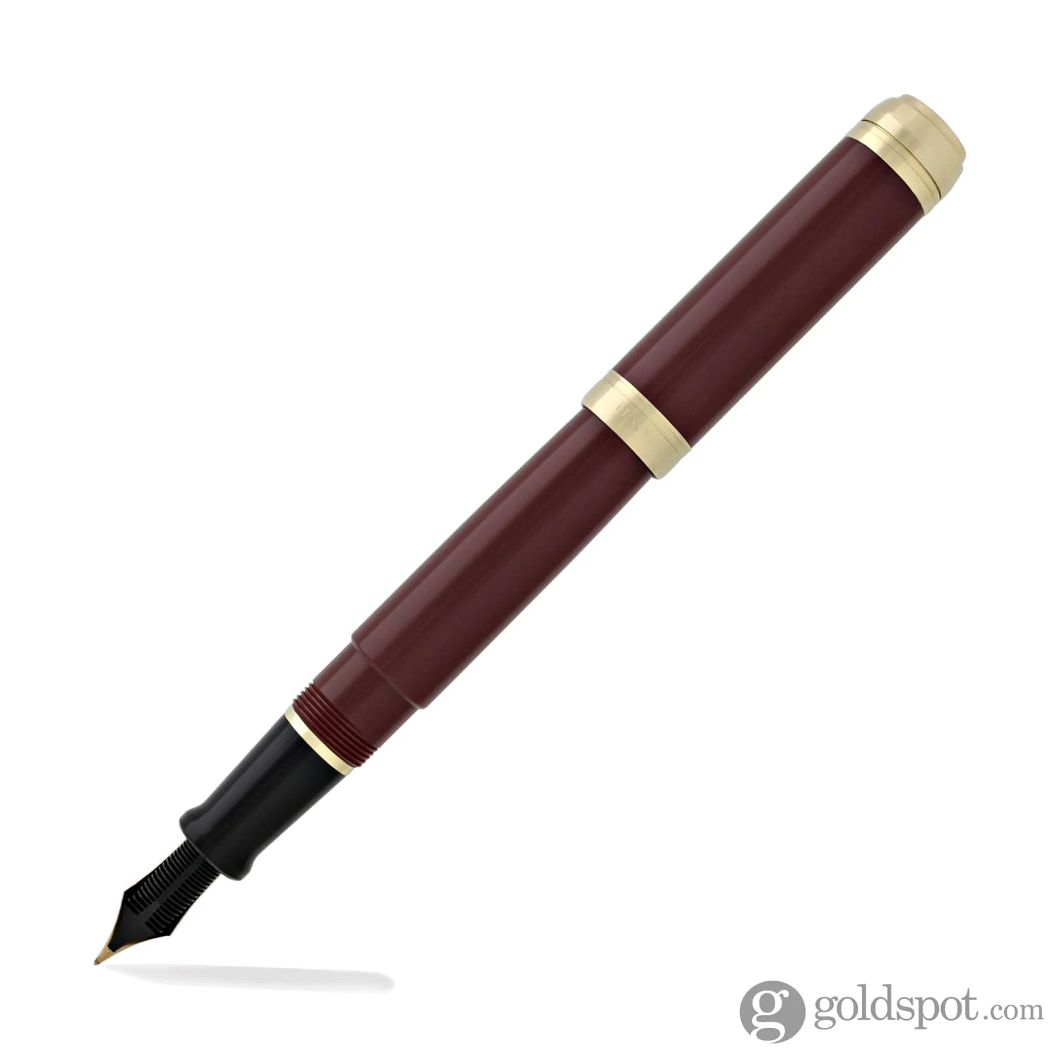 Aurora Talentum Classic Fountain Pen In Burgundy With Gold Trim - 14K Gold Fine Point 4 Aurora Talentum Classic Fountain Pen In Burgundy With Gold Trim - 14K Gold Fine Point - Image 4