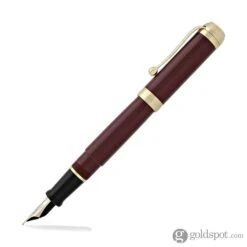 Aurora Talentum Classic Fountain Pen In Burgundy With Gold Trim - 14K Gold Fine Point 10 Aurora Talentum Classic Fountain Pen In Burgundy With Gold Trim - 14K Gold Fine Point -Stationery Hub Cheap Store aurora talentum classic fountain pen in burgundy with gold trim 14k fine point 979