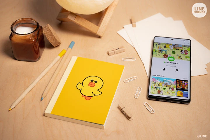 Itoya Profolio Oasis Lined Notebook In LINE FRIENDS "SALLY" - A6 2 Itoya Profolio Oasis Lined Notebook In LINE FRIENDS "SALLY" - A6 - Image 2