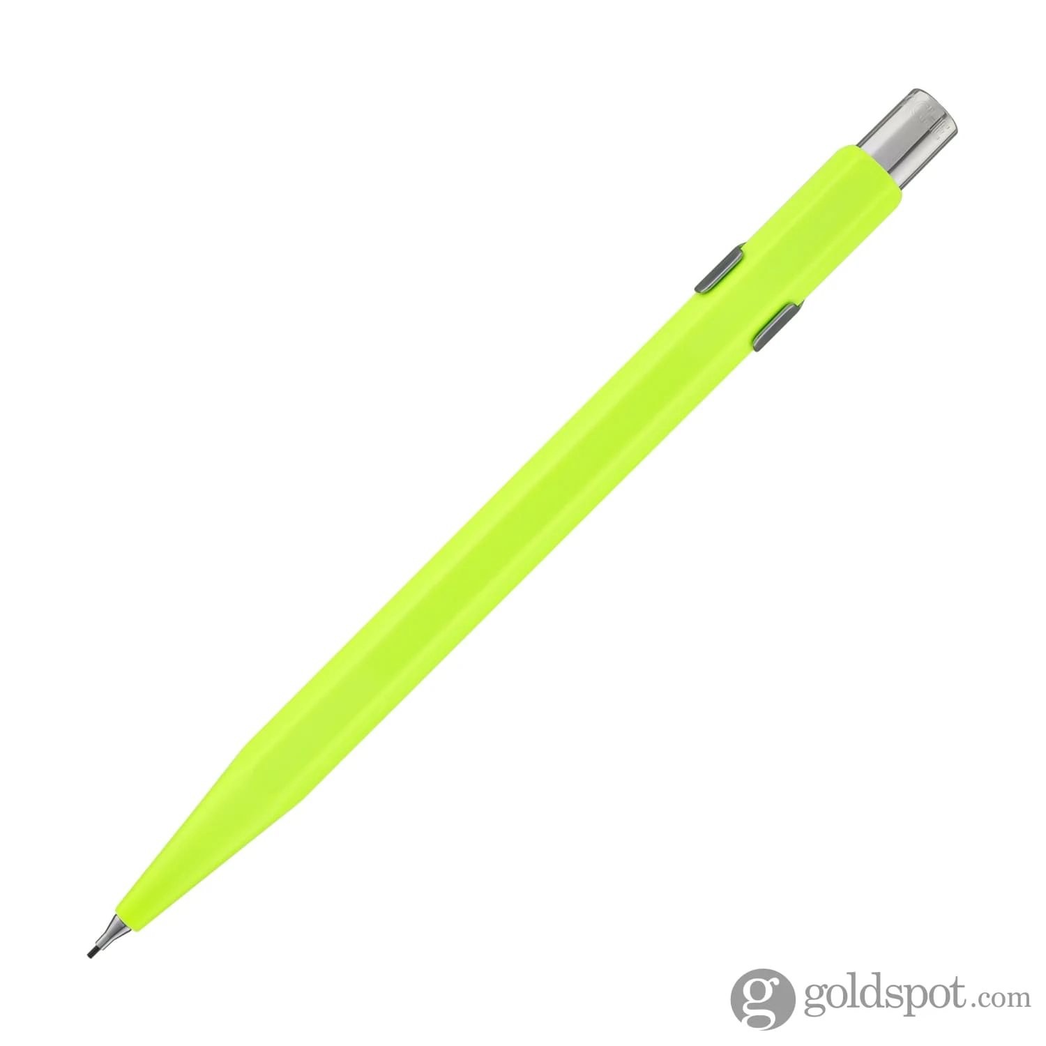 Caran D'Ache 844 Metal Collection Mechanical Pencil In Fluorescent Yellow - 0.7mm 4 Caran D'Ache 844 Metal Collection Mechanical Pencil In Fluorescent Yellow - 0.7mm - Image 4