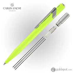 Caran D'Ache 844 Metal Collection Mechanical Pencil In Fluorescent Yellow - 0.7mm 12 Caran D'Ache 844 Metal Collection Mechanical Pencil In Fluorescent Yellow - 0.7mm -Stationery Hub Cheap Store caran dache 844 metal collection mechanical pencil in fluorescent yellow 0 7mm 534