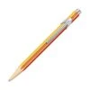 Caran D'ache 849 Color Treasure Ballpoint Pen In Shades Of Yellow, Red And Pink