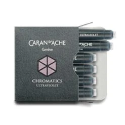 Caran D'Ache Chromatics Ink Cartridges In Ultraviolet - Pack Of 6