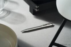 Caran D'Ache Ecridor Avenue Ballpoint Pen In Milled Guillochage And Palladium -Stationery Hub Cheap Store caran dache ecridor avenue ballpoint pen in milled guillochage and palladium 286