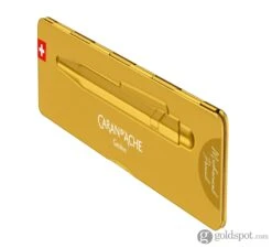 Caran D'Ache Metal Collection Mechanical Pencil In Goldbar 7 Caran D'Ache Metal Collection Mechanical Pencil In Goldbar -Stationery Hub Cheap Store caran dache metal collection mechanical pencil in goldbar 323