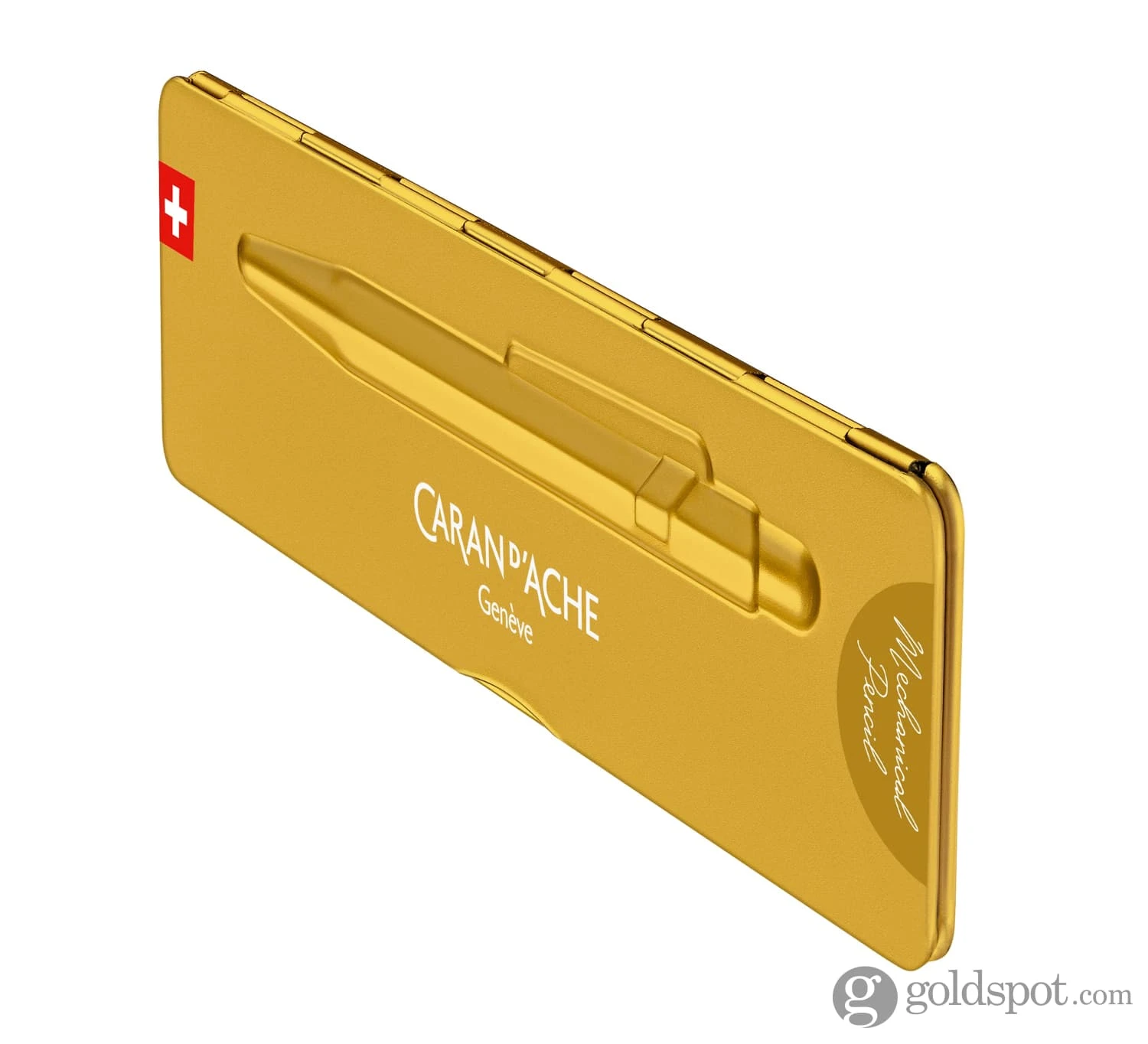Caran D'Ache Metal Collection Mechanical Pencil In Goldbar 3 Caran D'Ache Metal Collection Mechanical Pencil In Goldbar - Image 3