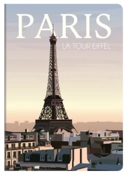 Clairefontaine France Collection Notebook In Paris, Lined - 6 X 8.25 (A5)