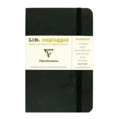 Clairefontaine Roadbook Ruled Notebook In Black - 3.5 X 5.5