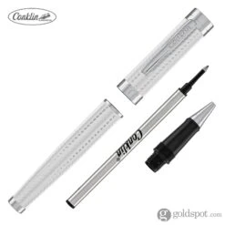 Conklin Herringbone Signature Rollerball Pen In Silver 16 Conklin Herringbone Signature Rollerball Pen In Silver -Stationery Hub Cheap Store conklin herringbone signature rollerball pen in silver 366
