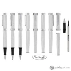 Conklin Herringbone Signature Rollerball Pen In Silver 17 Conklin Herringbone Signature Rollerball Pen In Silver -Stationery Hub Cheap Store conklin herringbone signature rollerball pen in silver 547