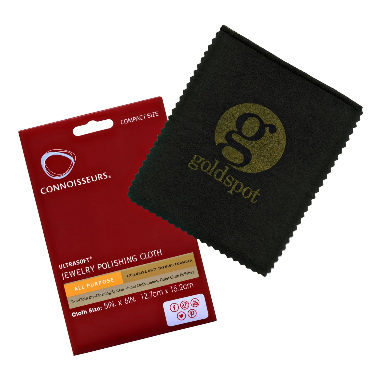 Connoisseurs Goldspot Pen And Jewelry Cleaning Cloth 1 Connoisseurs Goldspot Pen And Jewelry Cleaning Cloth