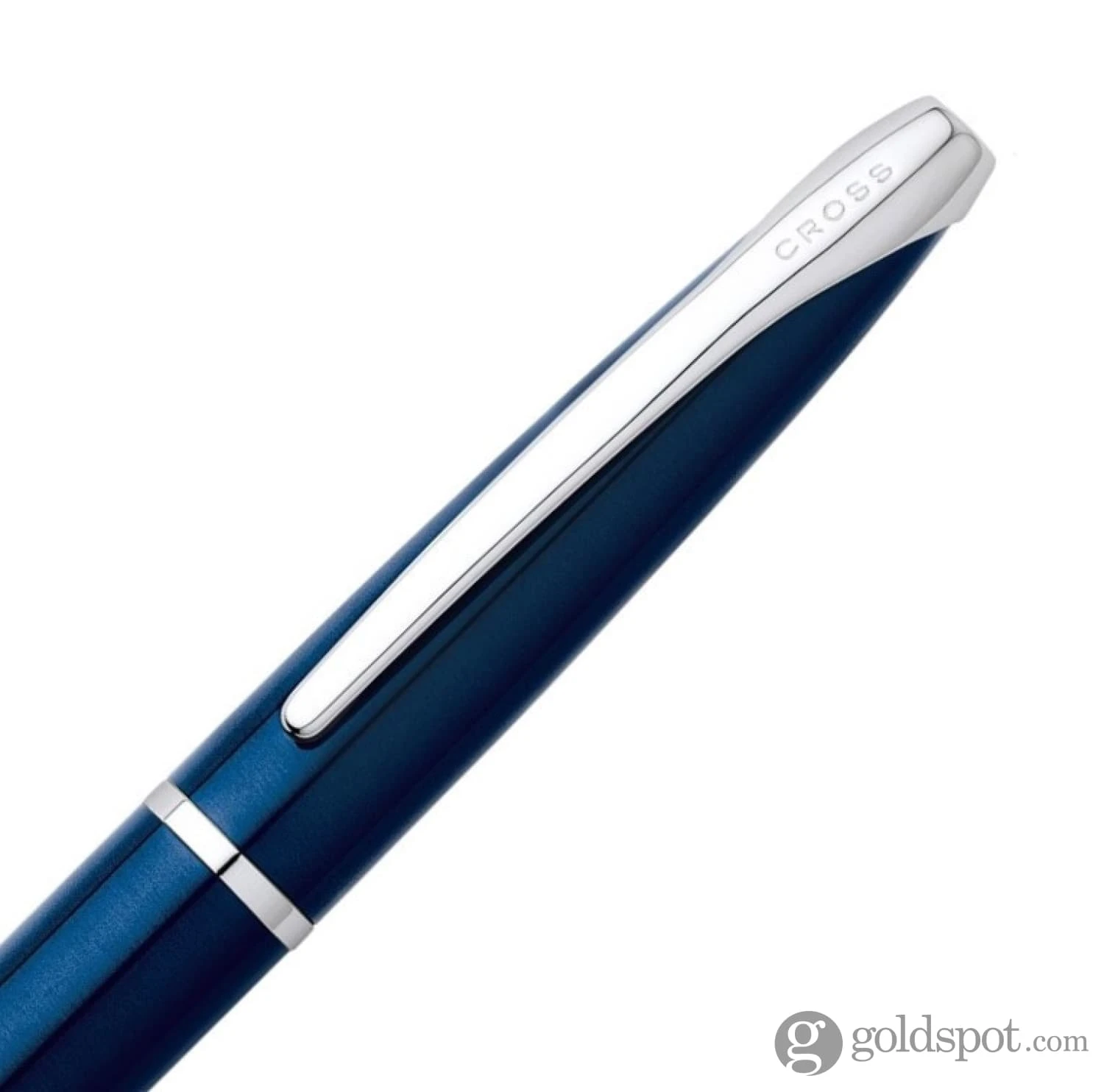 Cross® Cross ATX Ballpoint Pen In Translucent Blue Lacquer 2 Cross® Cross ATX Ballpoint Pen In Translucent Blue Lacquer - Image 2