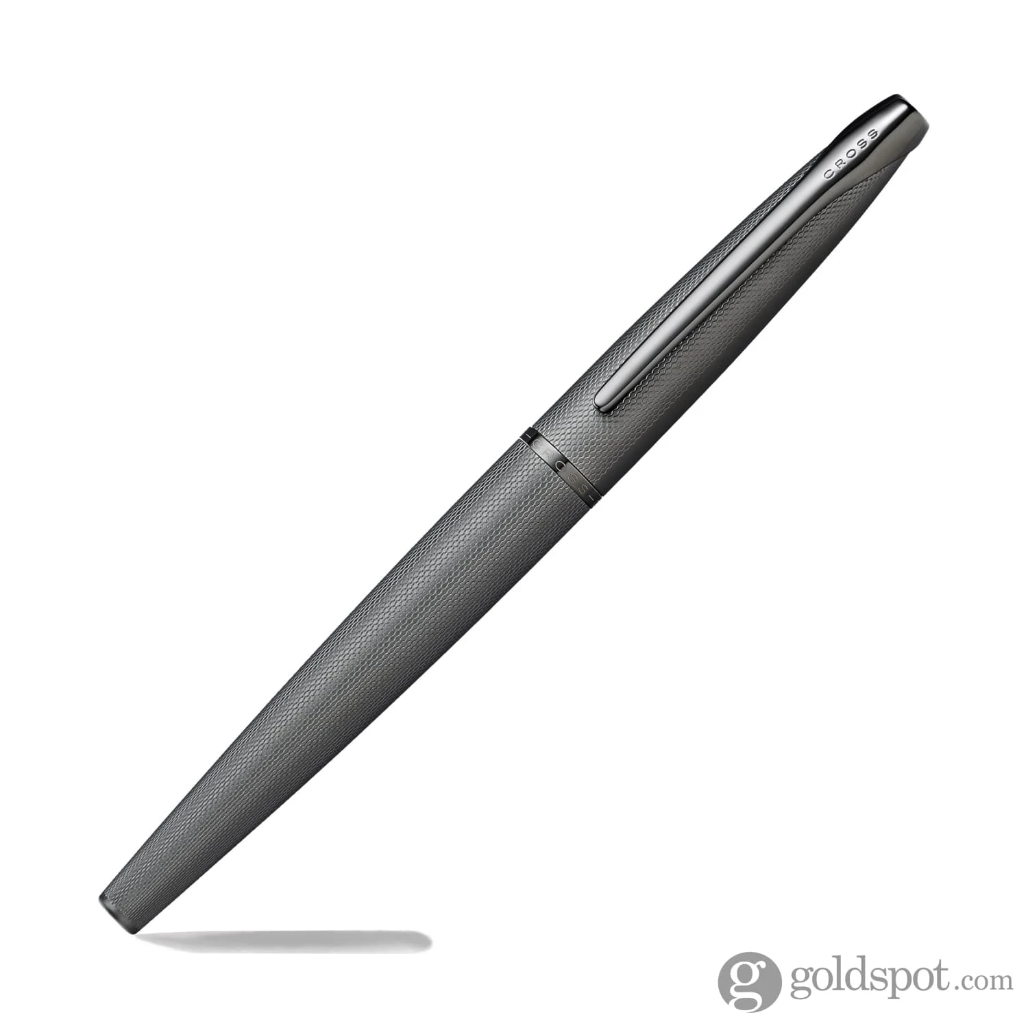 Cross® Cross ATX Fountain Pen In Sandblasted Titanium Gray PVD With Etched Diamond Pattern 3 Cross® Cross ATX Fountain Pen In Sandblasted Titanium Gray PVD With Etched Diamond Pattern - Image 3