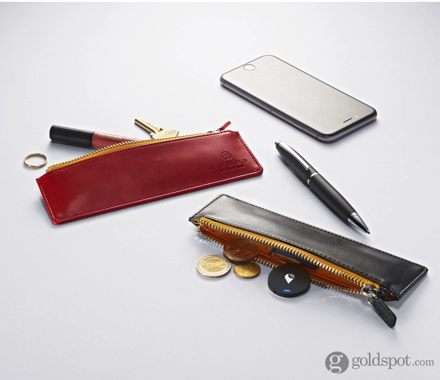 Cross® Cross Bravo Zippered Pen Pouch In Classic Black 4 Cross® Cross Bravo Zippered Pen Pouch In Classic Black - Image 4