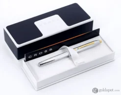Cross® Cross Century II Medalist Selectip Rollerball Pen In Chrome With Gold Trim 7 Cross® Cross Century II Medalist Selectip Rollerball Pen In Chrome With Gold Trim -Stationery Hub Cheap Store cross century ii medalist selectip rollerball pen in chrome with gold trim 284