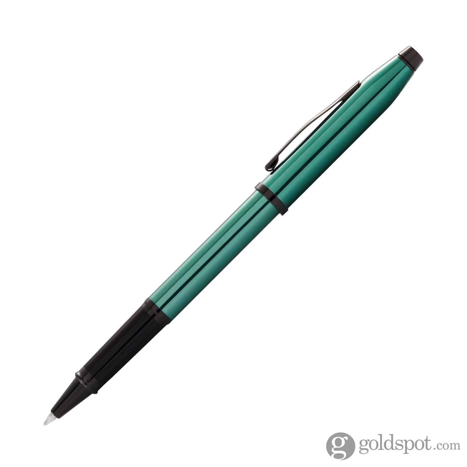 Cross® Cross Century II Selectip Rollerball Pen In Translucent Green Lacquer With Polished Black PVD Trim 2 Cross® Cross Century II Selectip Rollerball Pen In Translucent Green Lacquer With Polished Black PVD Trim - Image 2