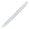 Cross® Cross Classic Century Medalist Mechanical Pencil In Chrome With Gold Trim - .7mm
