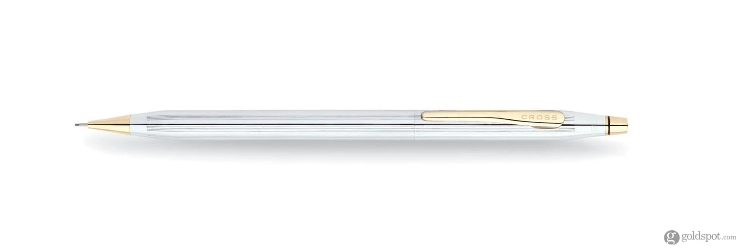 Cross® Cross Classic Century Medalist Mechanical Pencil In Chrome With Gold Trim - .7mm 3 Cross® Cross Classic Century Medalist Mechanical Pencil In Chrome With Gold Trim - .7mm - Image 3