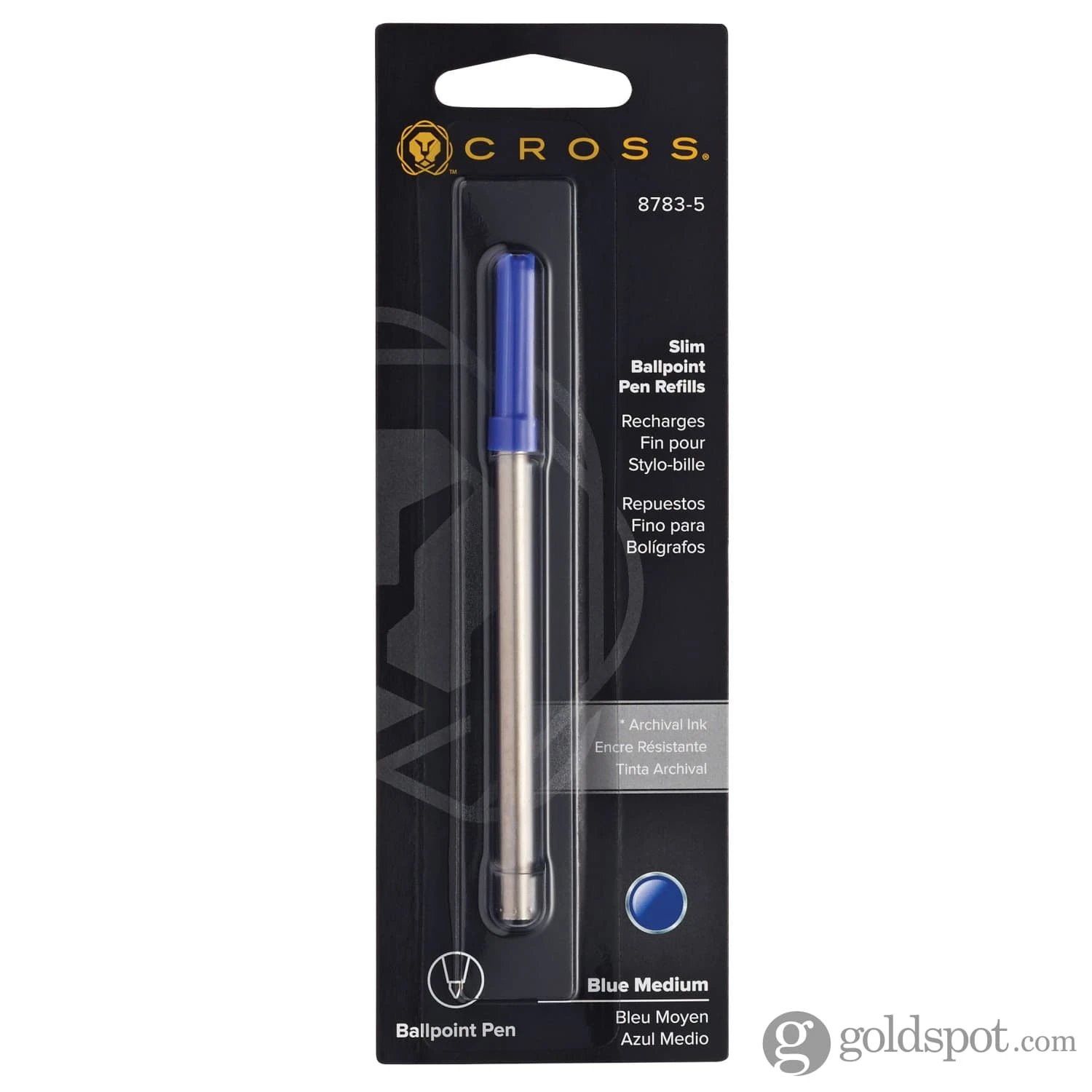Cross® Cross Slim Ballpoint Pen Refill In Blue 2 Cross® Cross Slim Ballpoint Pen Refill In Blue - Image 2