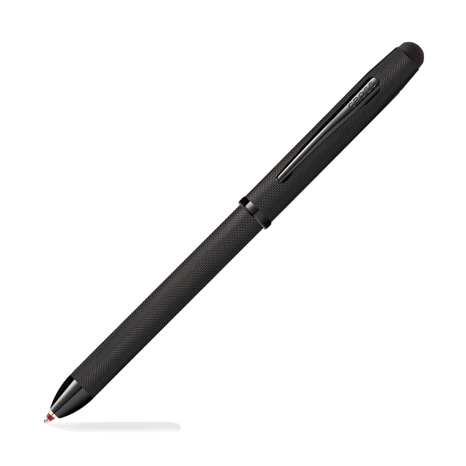 Cross® Cross Tech 3+ Multi Functional Pen In Brushed Black With PVD Trim 1 Cross® Cross Tech 3+ Multi Functional Pen In Brushed Black With PVD Trim