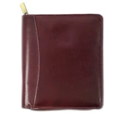 Girologio 12 Zippered Pen Case In Oxblood