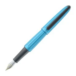 Diplomat Aero Fountain Pen In Turquoise - 14K Gold