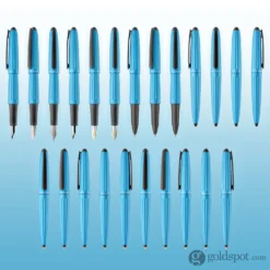 Diplomat Aero Fountain Pen In Turquoise - 14K Gold -Stationery Hub Cheap Store diplomat aero fountain pen in turquoise 14k gold 933