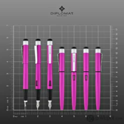 Diplomat Magnum Fountain Pen In Hot Pink 16 Diplomat Magnum Fountain Pen In Hot Pink -Stationery Hub Cheap Store diplomat magnum fountain pen in hot pink 305