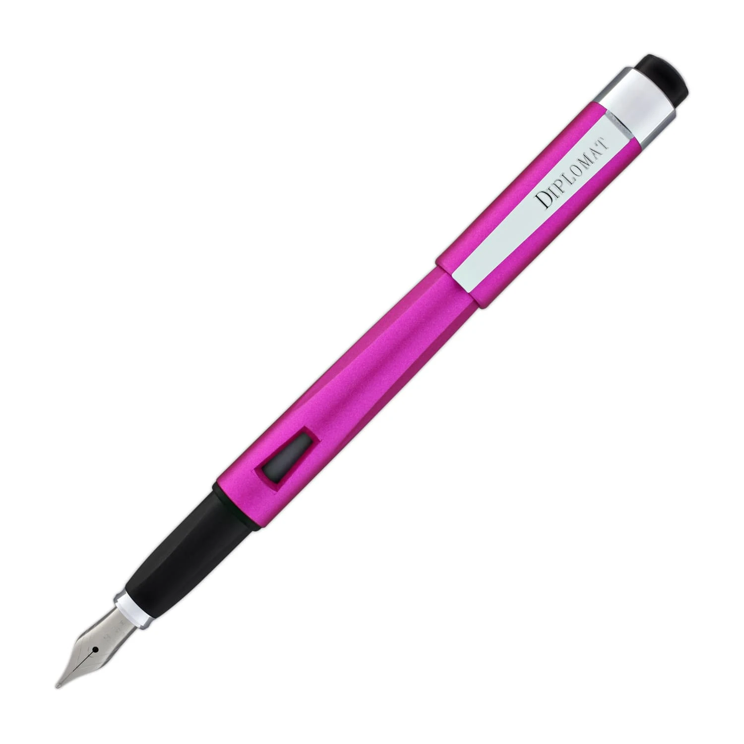 Diplomat Magnum Fountain Pen In Hot Pink 1 Diplomat Magnum Fountain Pen In Hot Pink