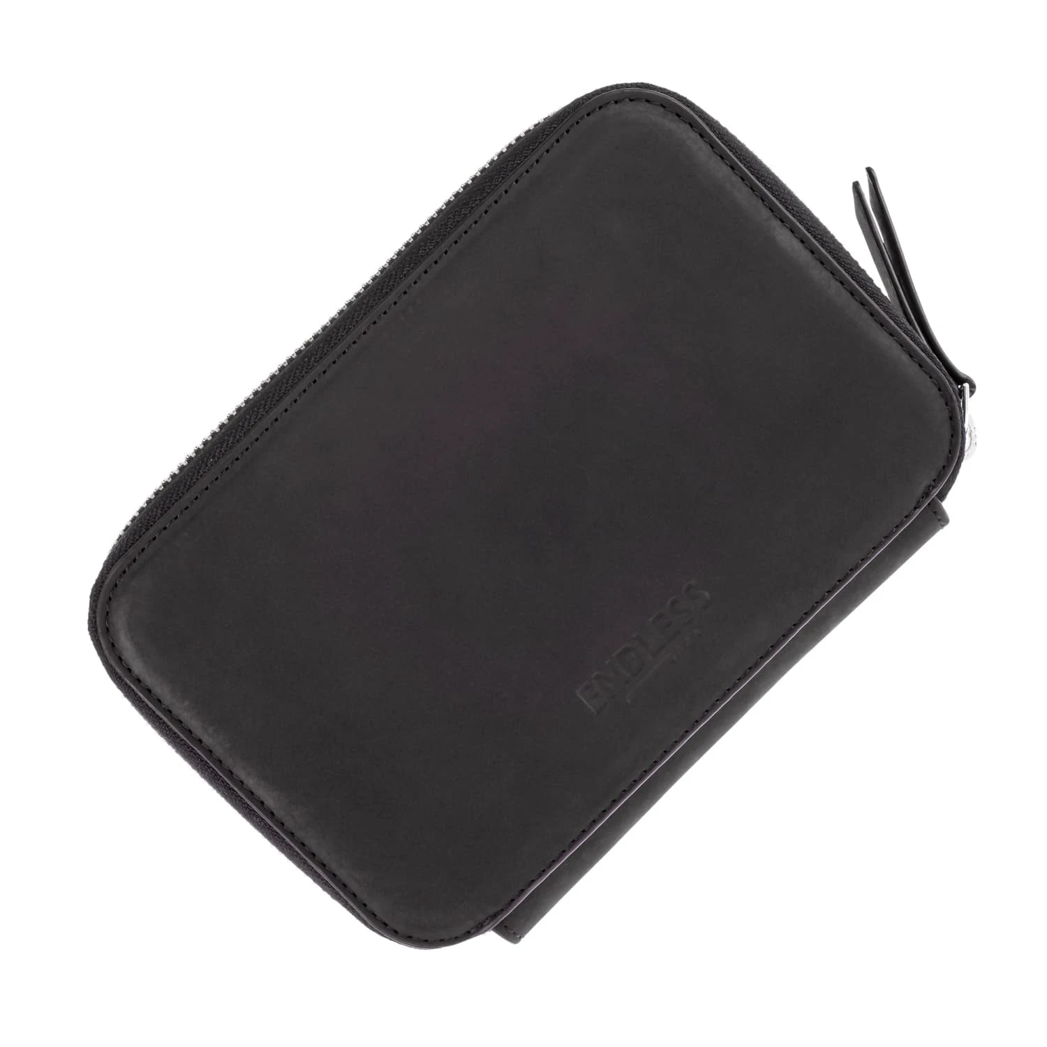Endless Companion Leather Adjustable 5 Pen Pouch In Black 1 Endless Companion Leather Adjustable 5 Pen Pouch In Black