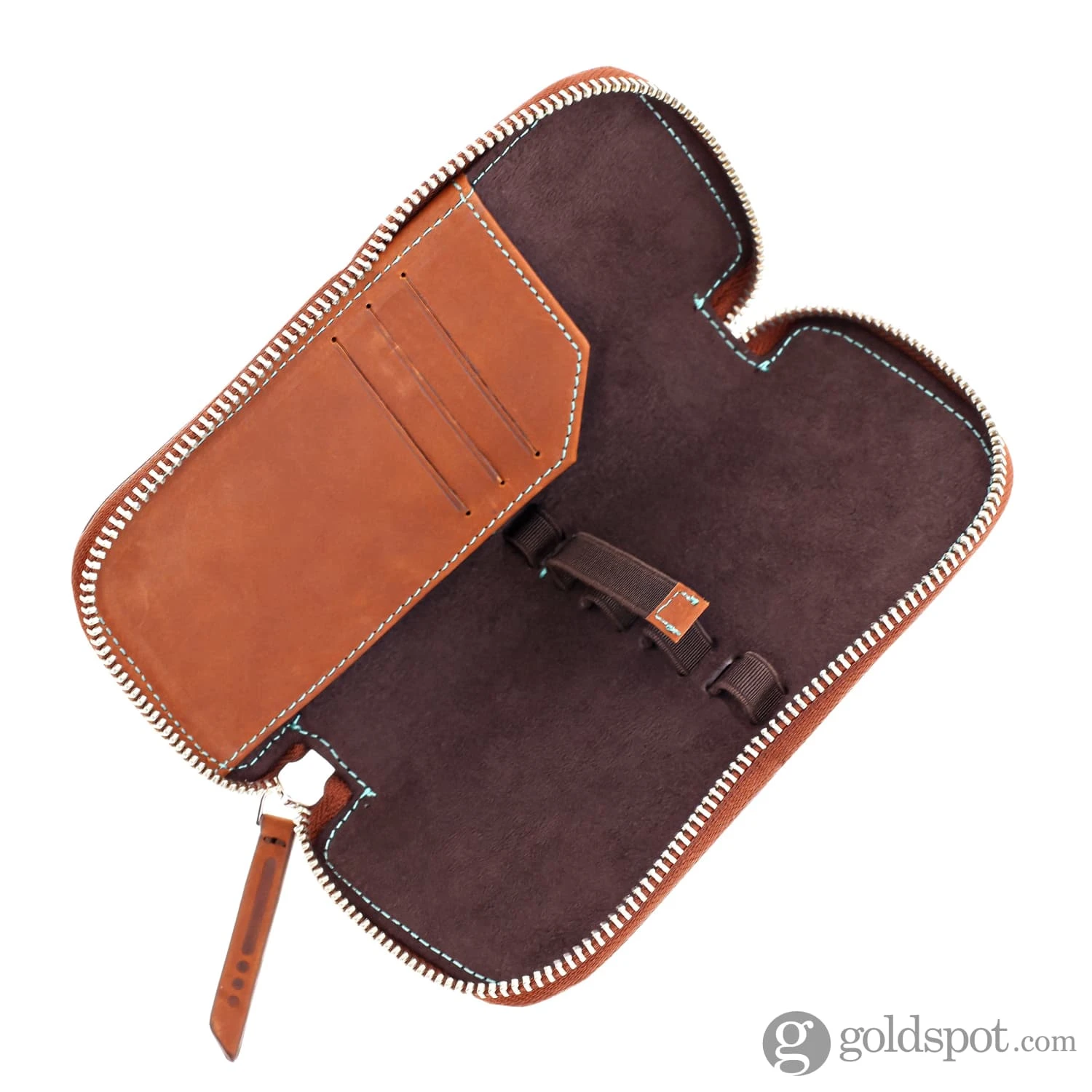 Endless Companion Leather Adjustable Pen Pouch - 3 Pens Brown 2 Endless Companion Leather Adjustable Pen Pouch - 3 Pens Brown - Image 2