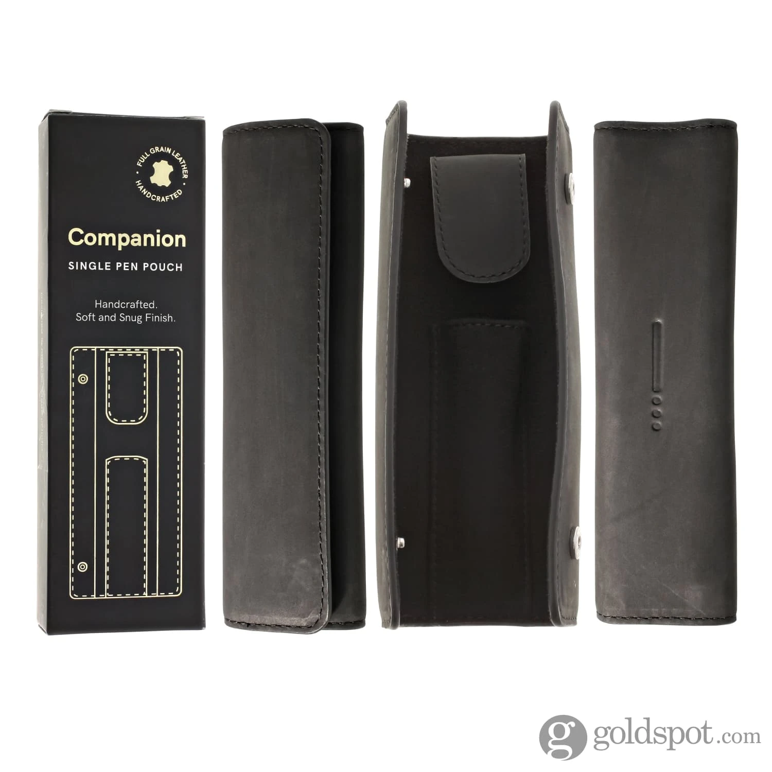 Endless Companion Leather In Black 1 Pen Pouch 2 Endless Companion Leather In Black 1 Pen Pouch - Image 2