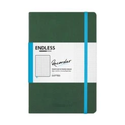 Endless Recorder A5 Notebook In Forest Canopy With The 80gsm Regalia Paper - Dotted