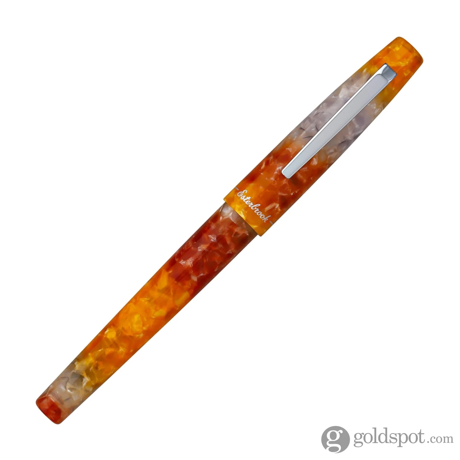 Esterbrook Camden Rollerball Pen In Oktoberfest With Palladium Trim 4 Esterbrook Camden Rollerball Pen In Oktoberfest With Palladium Trim - Image 4