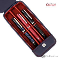 Esterbrook JR Pocket Fountain Pen In Capri Blue With Gold Trim -Stationery Hub Cheap Store esterbrook jr pocket fountain pen in capri blue with gold trim 552