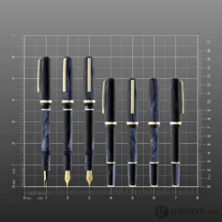 Esterbrook JR Pocket Fountain Pen In Capri Blue With Gold Trim -Stationery Hub Cheap Store esterbrook jr pocket fountain pen in capri blue with gold trim 788