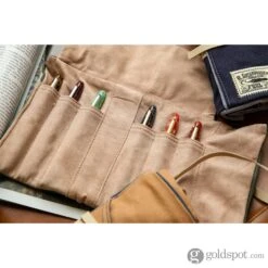 Esterbrook Pen Roll In British Tan -Stationery Hub Cheap Store esterbrook pen roll in british tan 933